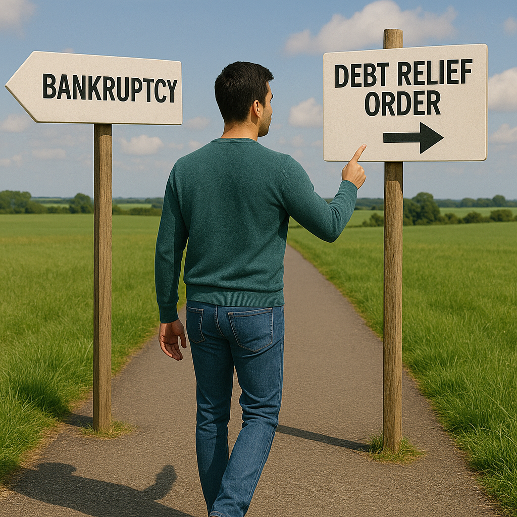 Debt Relief Sign